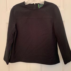 Vintage C Wonder Black Structured Top